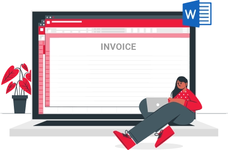 Invoice Format in Word For a Software Company