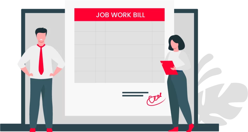 Contents of a Job Work Bill Format