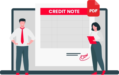 Create Credit Note in PDF Format