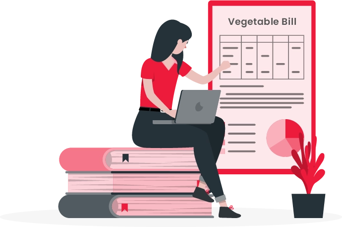 Create Vegetable Bill Format