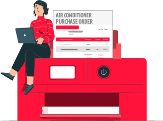 Purchase order format for air conditioner
