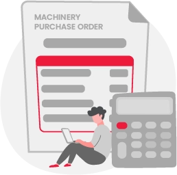 Purchase order format for machinery