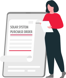 Purchase order format for solar systems