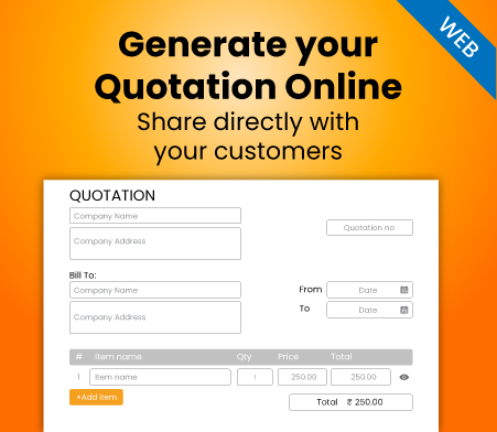 Online quotation generator