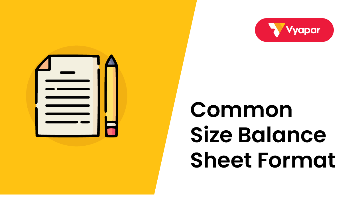 Common Size Balance Sheet Format in Excel, PDF, Word