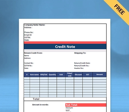 GST Credit Note Format in Google Docs_03