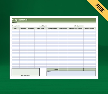 Monthly Sales Report Template