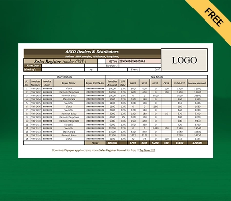 Sales Register Format In Excel_05