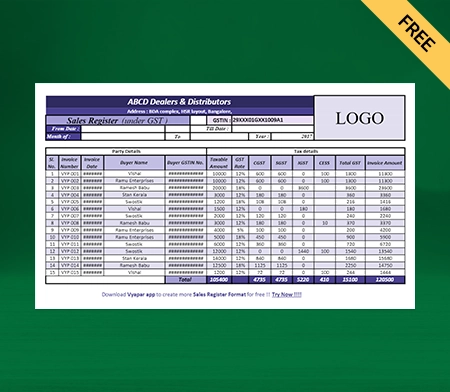 Sales Register Format In Excel_06