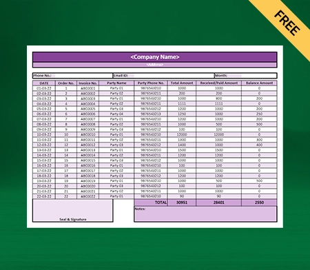 Monthly Sales Report Excel Format