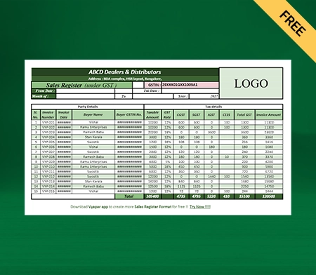 Sales Register Format In Excel_08