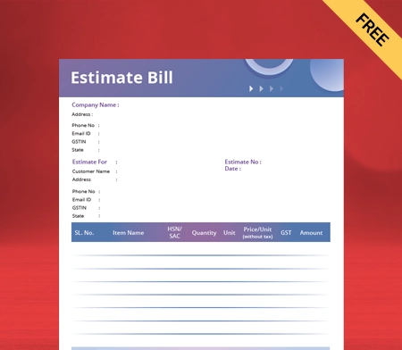 Estimate Bill Format in PDF_02