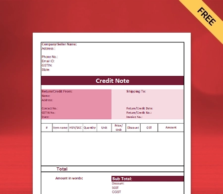 GST Credit Note Format in PDF_04