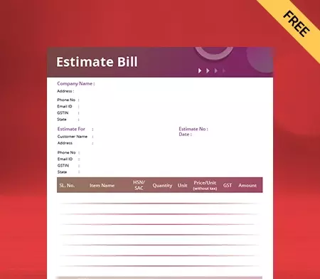 Estimate Bill Format in PDF_08