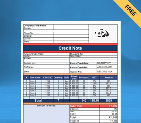 Credit Note Format In Word_03