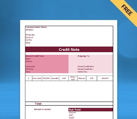 GST Credit Note Format in Word_04