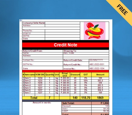 Credit Note Format In Word_04