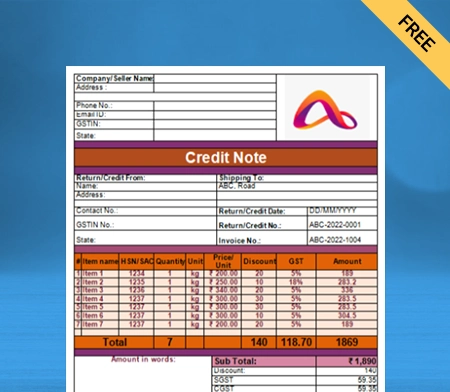 Credit Note Format In Word_05