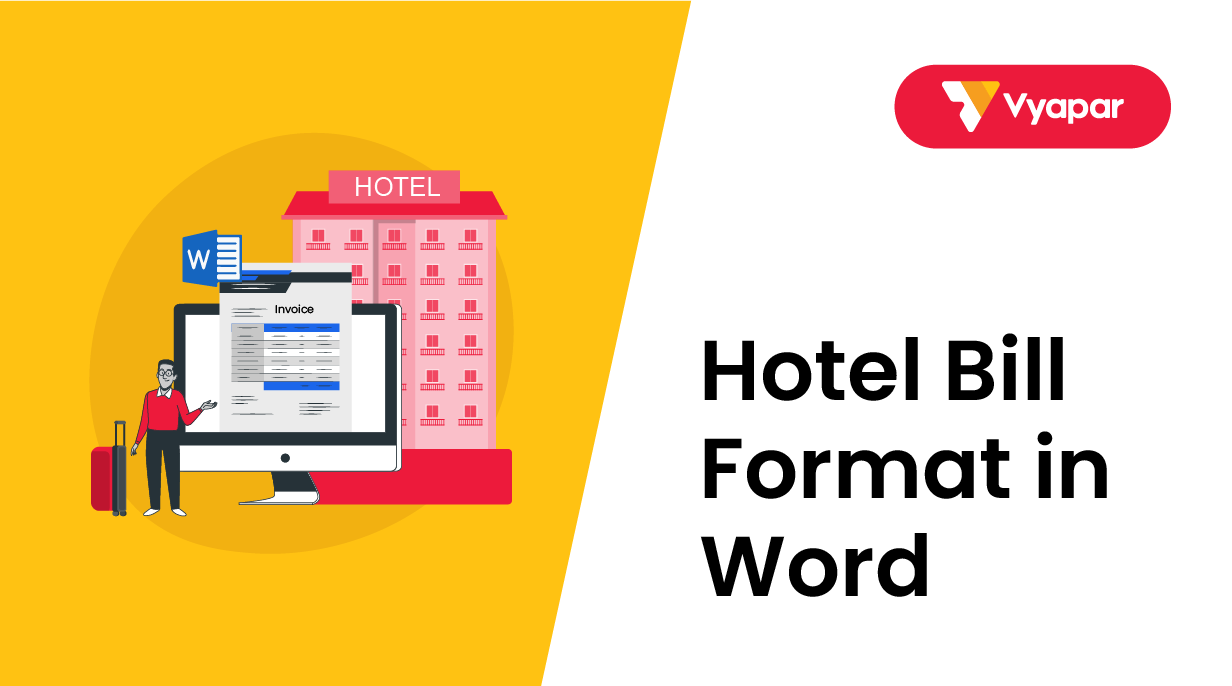 Hotel Bill Format in Word Free Download