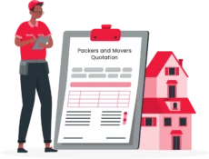 Cost of packers and movers is based on various factors