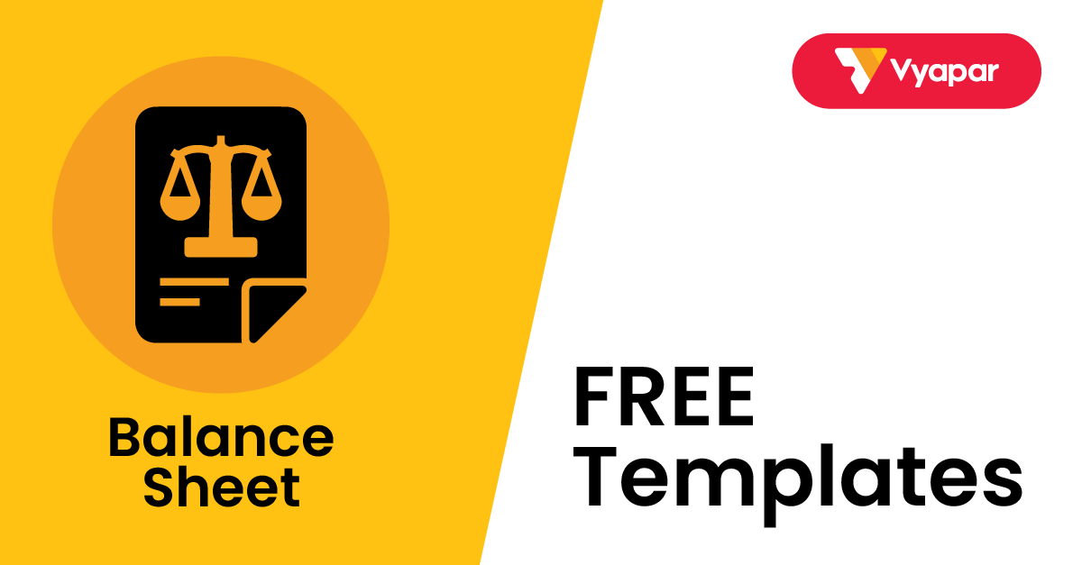 Balance Sheet Format / Templates in Excel, PDF, Word - Free