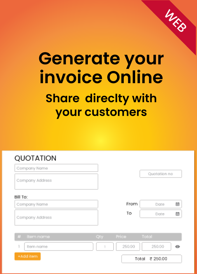 Generate Invoice Online
