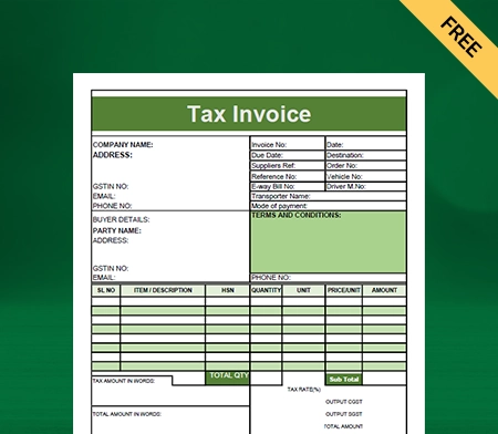 Tally Bill Format - 1