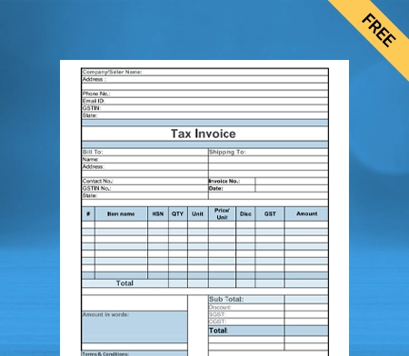 Paid In Full Invoice Template in Word