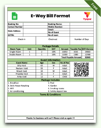 E-Way Bill Format in Sheet_01