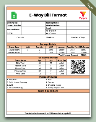 E-Way Bill Format in Sheet_02