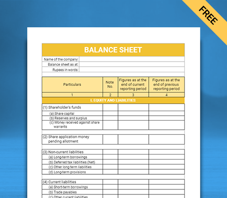 Balance Sheet Format 02