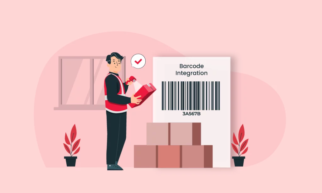 Manage your stock of goods using barcodes