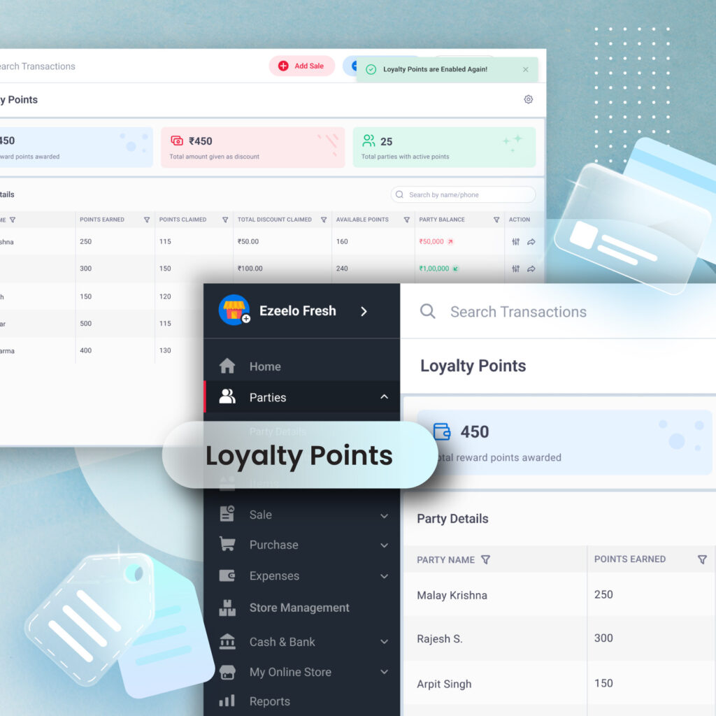 Loyalty Points - Restaurant Inventory Management Software