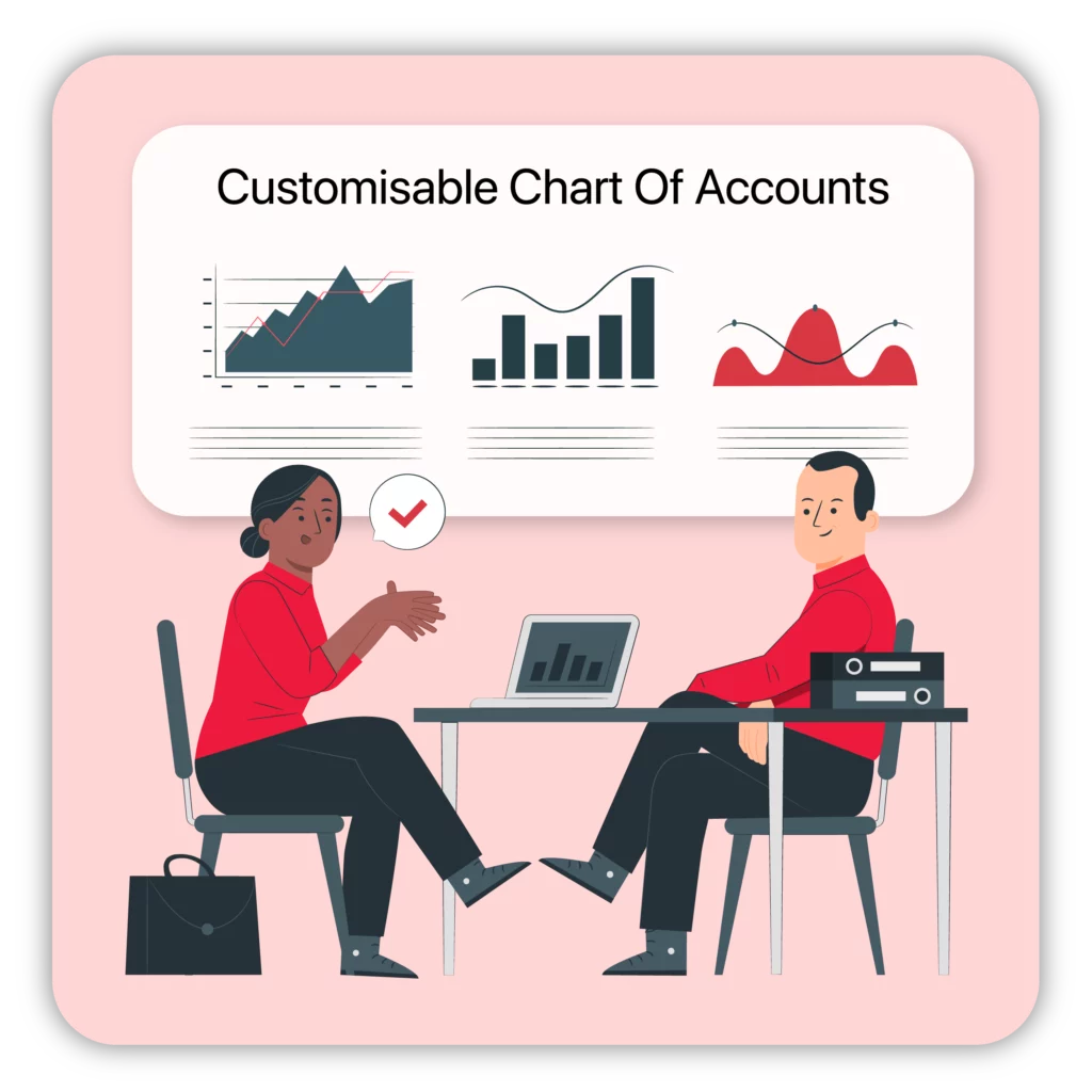 Vyapar allows to Customisable Chart of Accounts