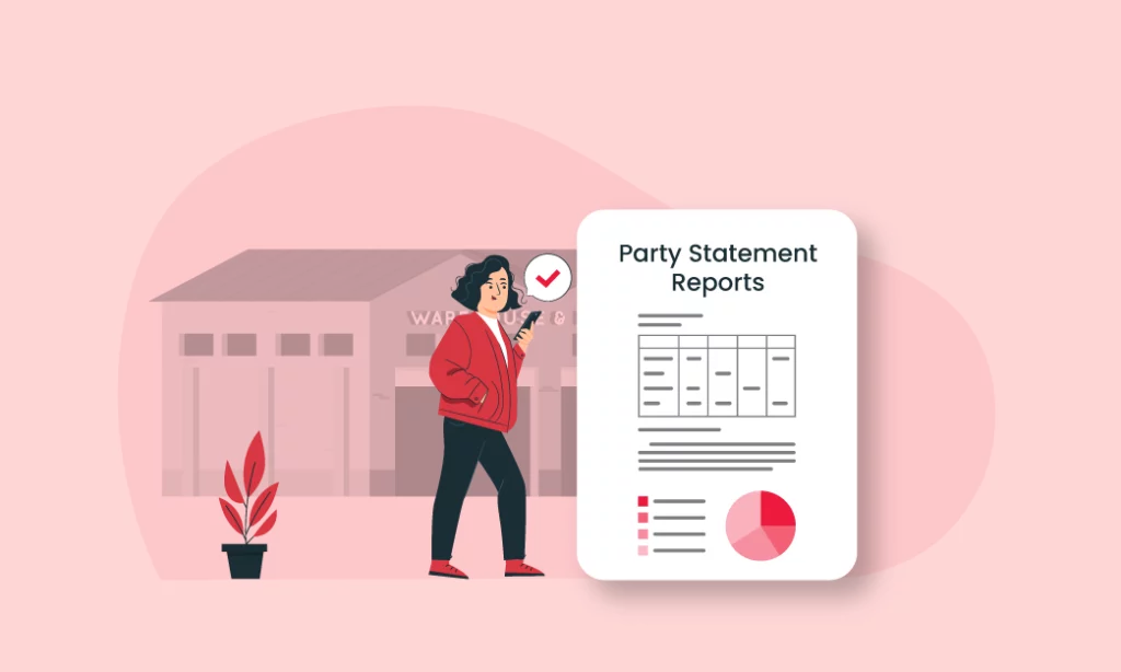 Party Statement Reports - Billing Software for Logistic Company