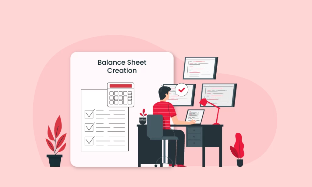 Create balance sheet using VC Accounting App