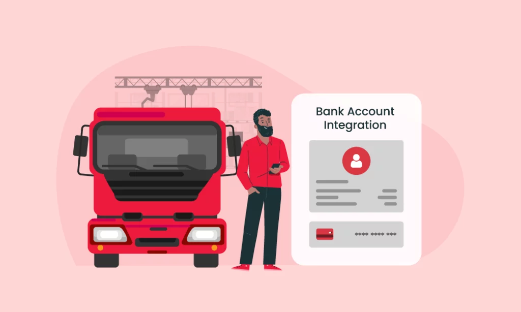 Integrate bank accounts of trucking company with Vyapar App