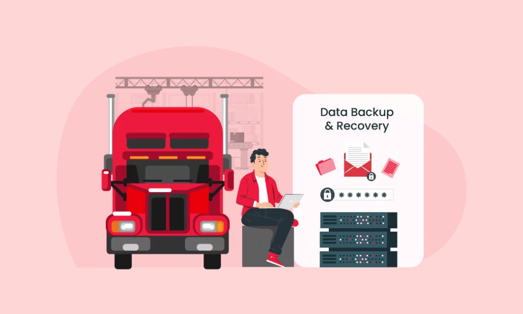 Create multiple data backup with trucking accounting app