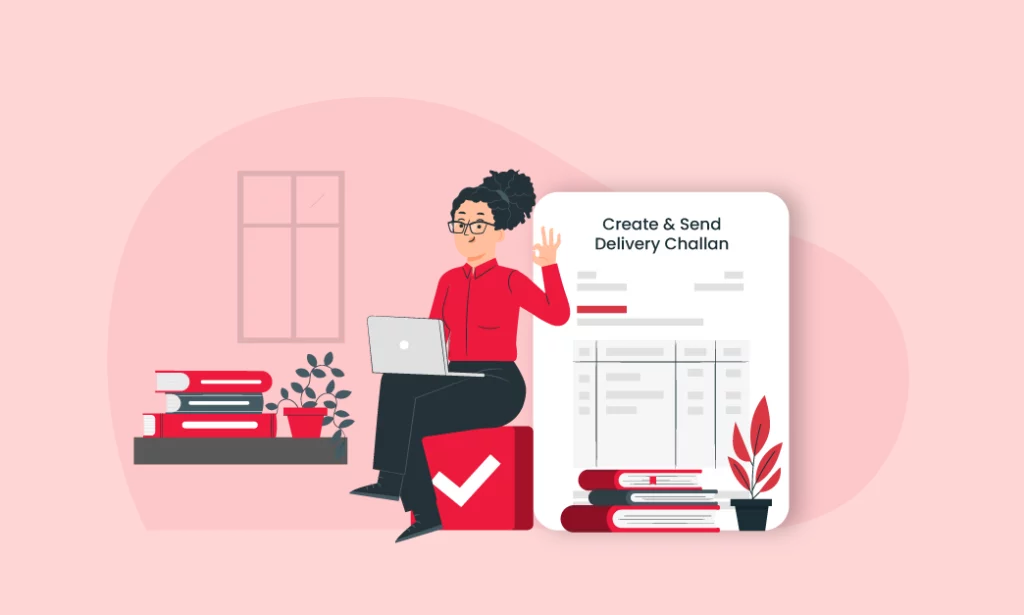Create and send delivery challans using Book publishing accounting app