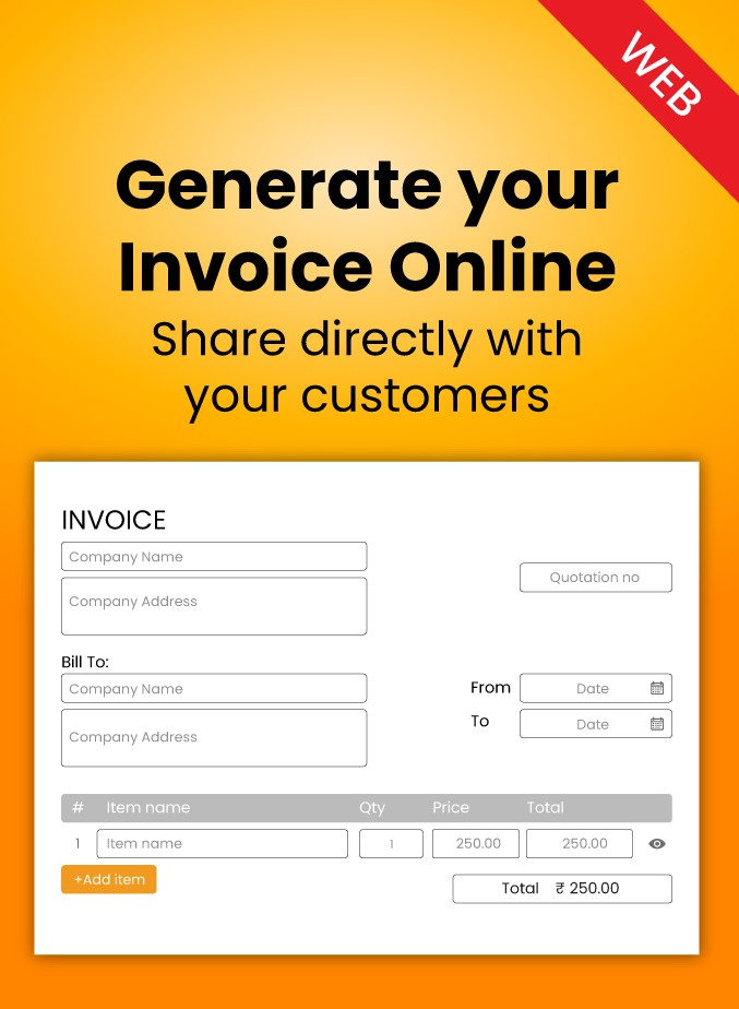 Generate Invoice Online