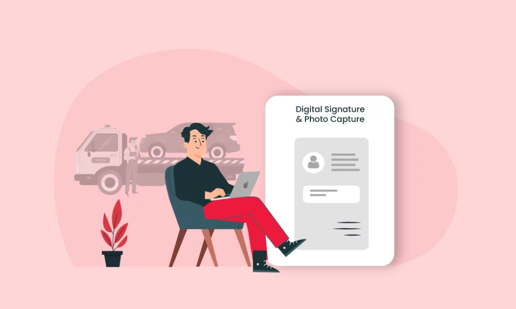Digital Signature And Photo Capture - Towing Invoice App