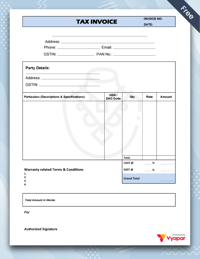 15+ Jewellery Bill Format Free Download��