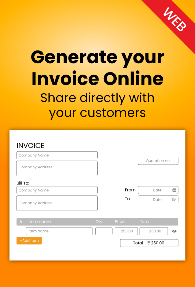 Generate Invoice Online