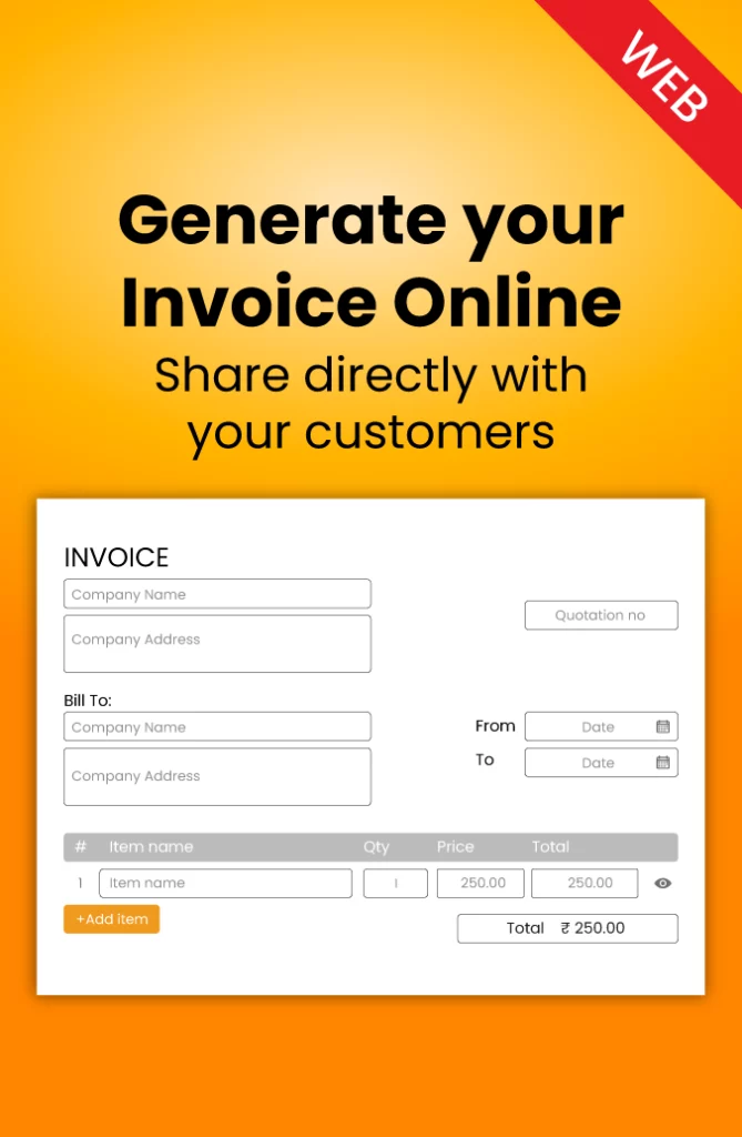 Generate Invoice Online