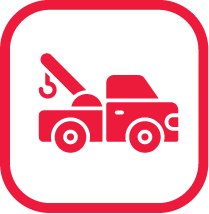 Tow Truck Fleet Management Icon