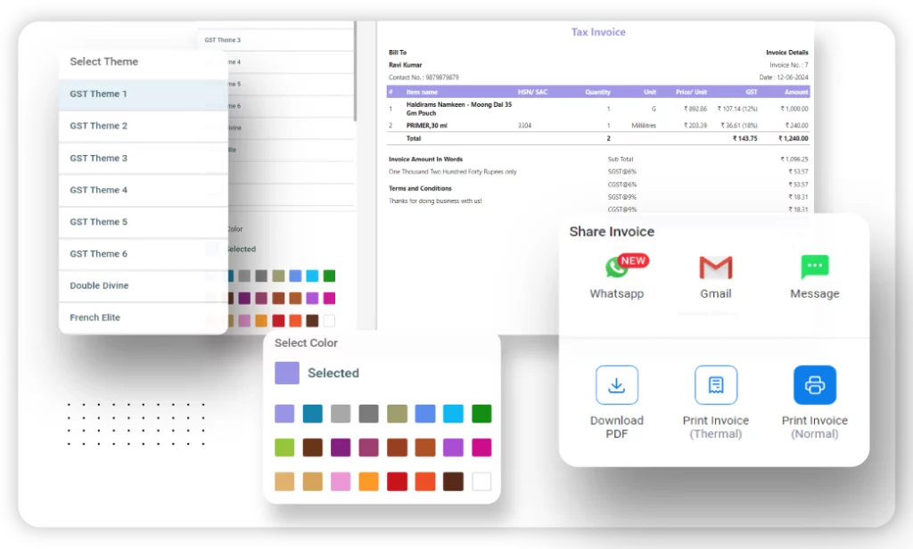 Custom Billing - Billing Software In Excel