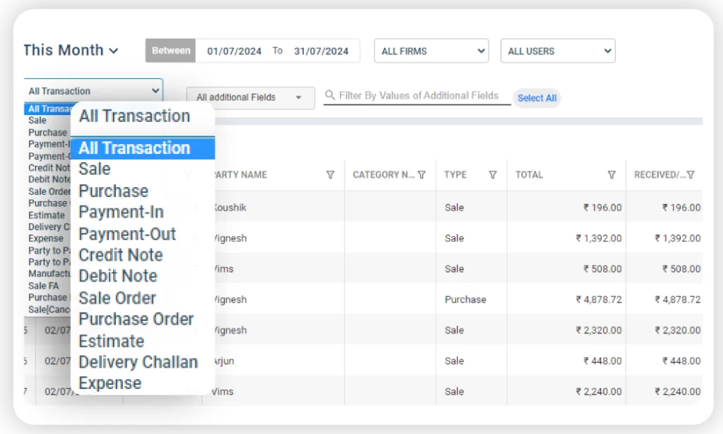 Manage General Ledger & Chart of accounts