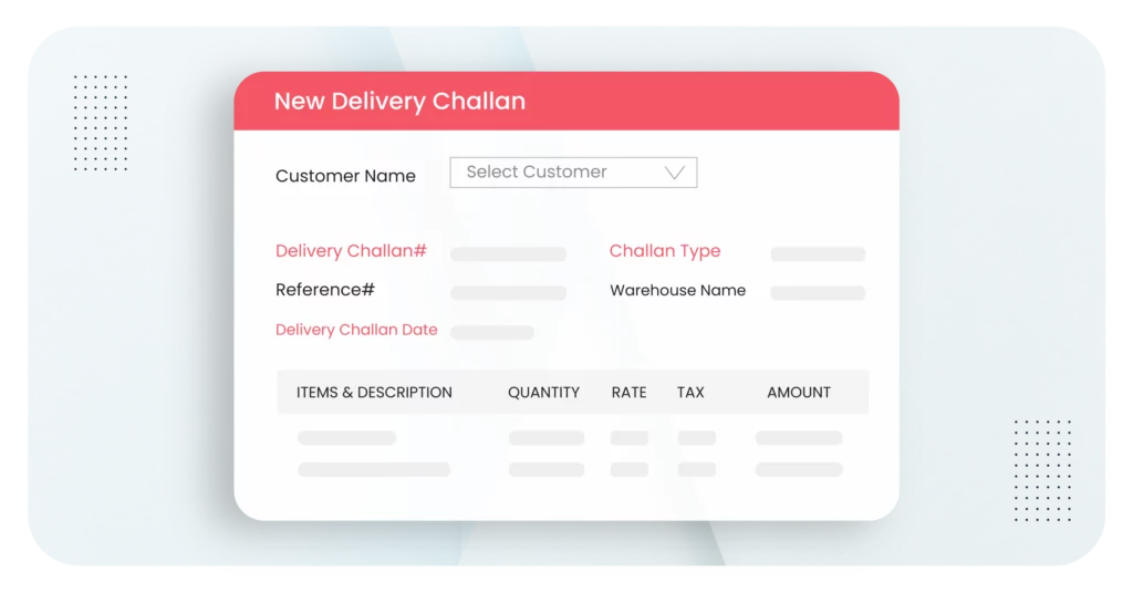 Delivery Challan - Inventory Management Software