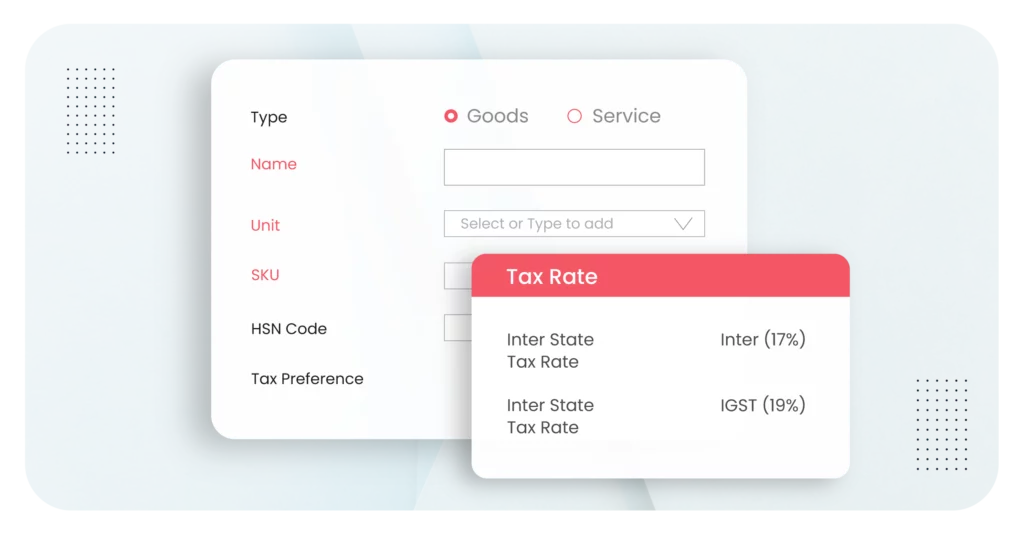 Taxes - Inventory Management Software