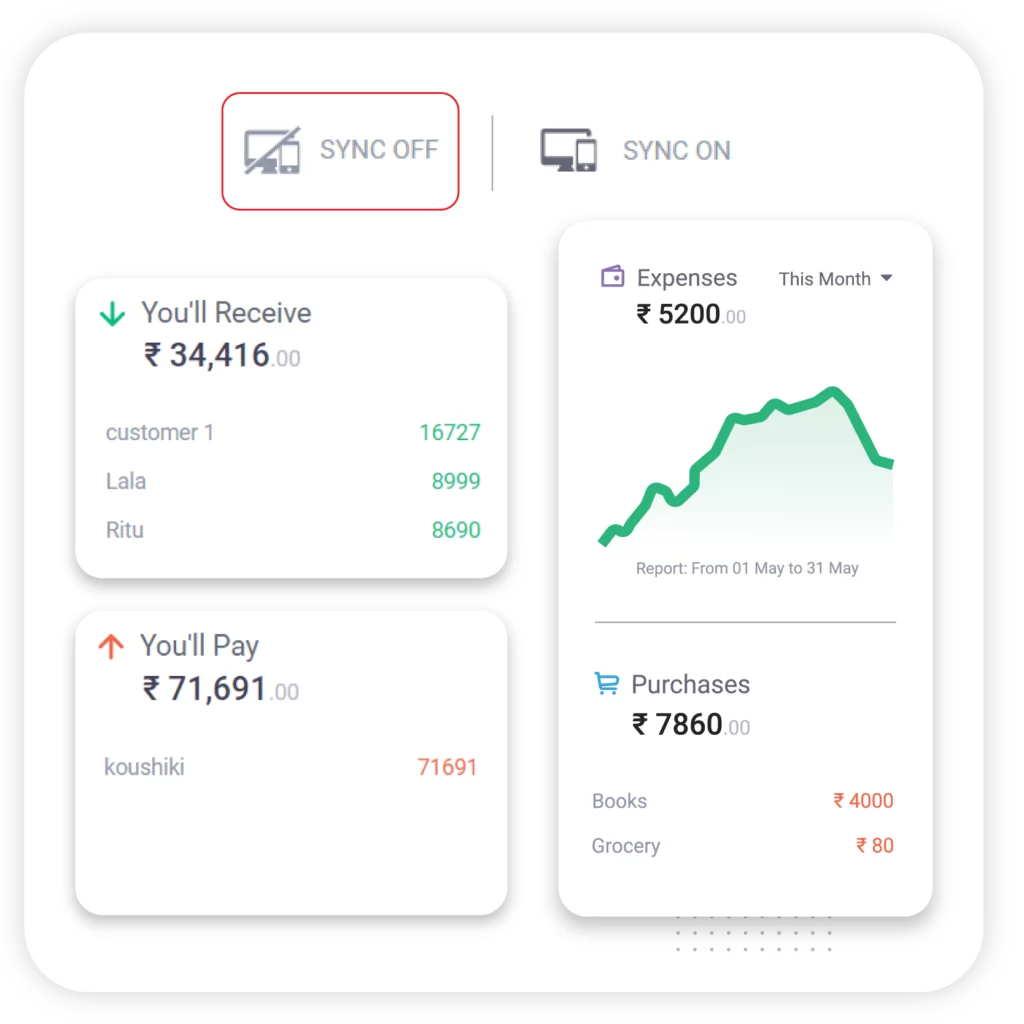 Vyapar accounting software offline funactionality